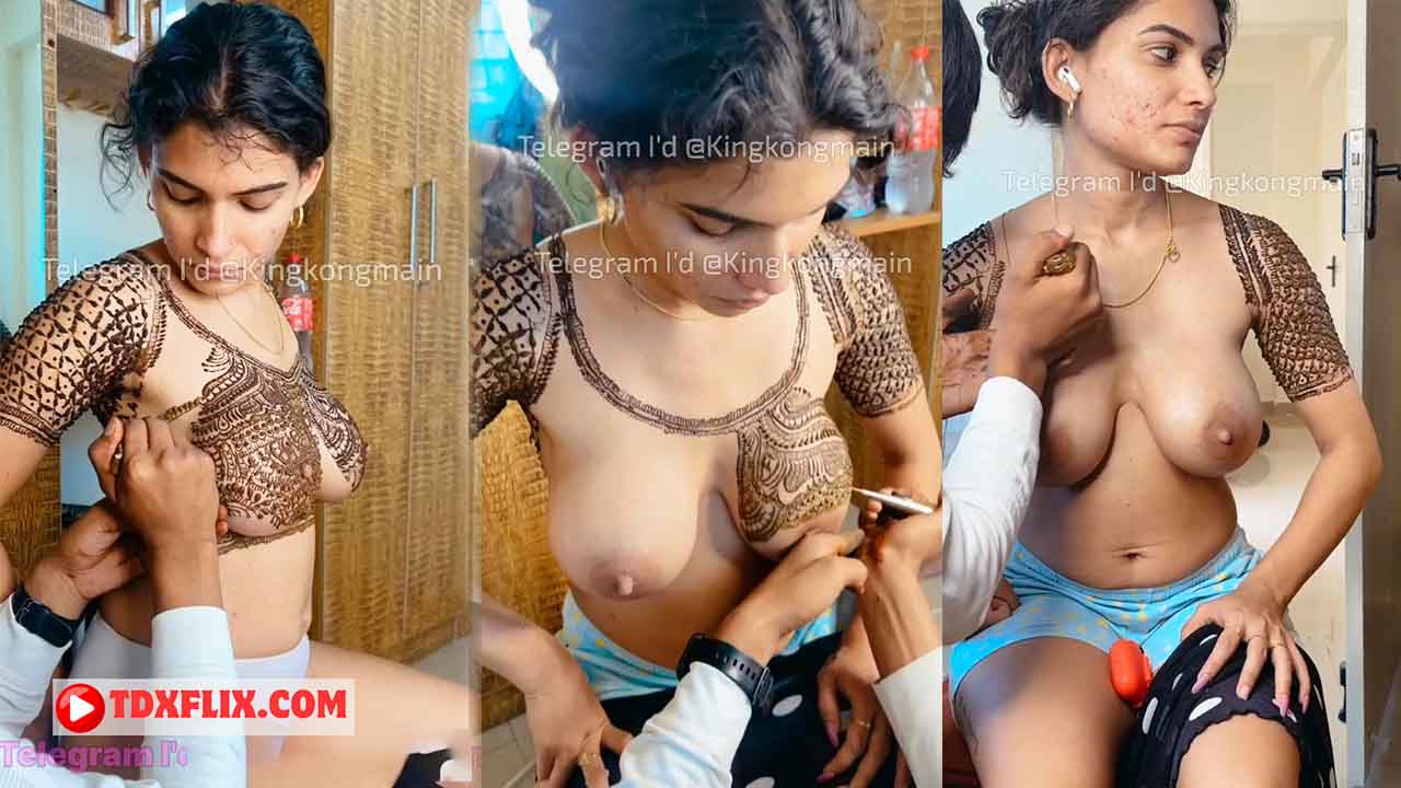 Resmi Nair Full Nude Mehndi BTS Part-1