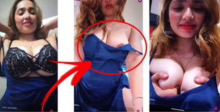 Aditi Mistry Nude Blue Top Removed Boobs Nipple Visible Final Video